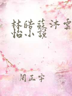 林皓苏沐云李静怡小说