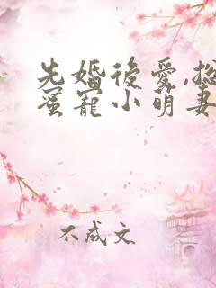 先婚后爱,总裁蜜宠小萌妻