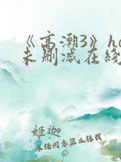 《高潮3》hd未删减在线观看