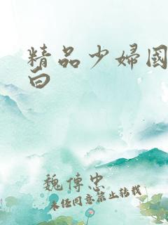 精品少妇国语对白