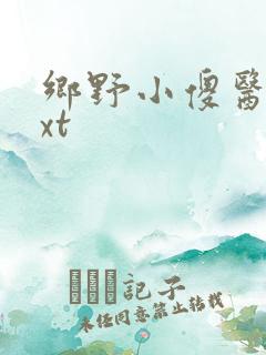 乡野小傻医 txt