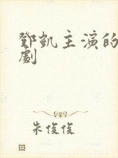 邓凯主演的电视剧