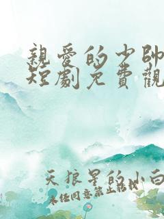 亲爱的少帅夫人短剧免费观看