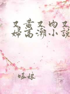 又黄又肉又爽少妇高潮小说