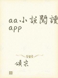 aa小说阅读器app