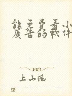 能免费看小说没广告的软件