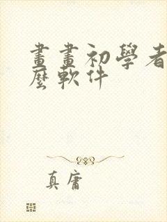 画画初学者用什么软件