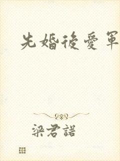 先婚后爱军婚