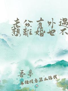 老公有外遇我不想离婚也不原谅怎么办