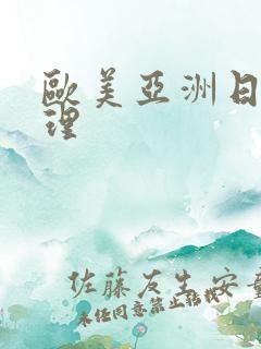 欧美亚洲日本伦理