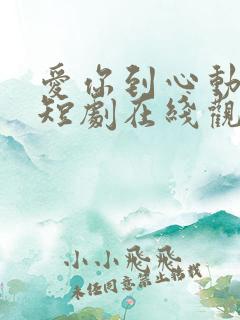 爱你到心动为止短剧在线观看