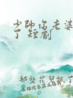 少帅你老婆又跑了 短剧