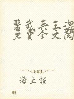 医武兵王混乡村免费全文阅读