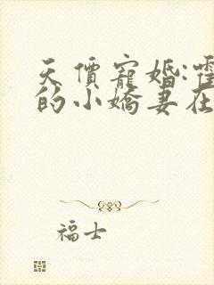 天价宠婚:霍总的小娇妻在线阅读