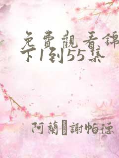 免费观看锦衣之下1到55集