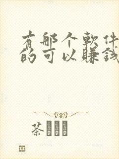 有那个软件是真的可以赚钱