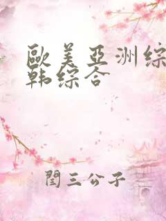 欧美亚洲综合日韩综合