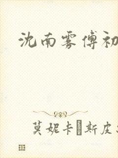 沈南雾傅初安