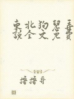 东北狗儿弄娘小说全文免费阅读