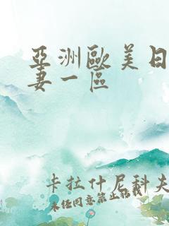 亚洲欧美日韩人妻一区