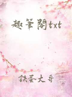 趣笔阁txt