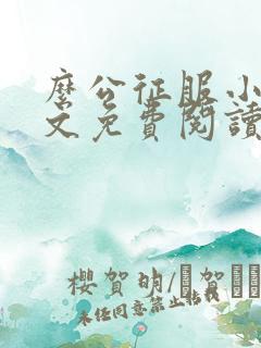 么公征服小说全文免费阅读