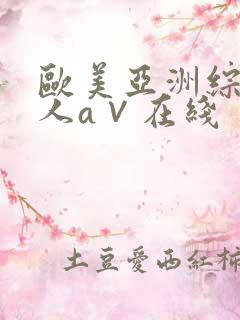 欧美亚洲综合成人a∨在线