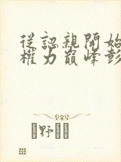 从认亲开始踏上权力巅峰彭远征小说最新章