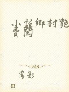 小说乡村艳妇免费阅