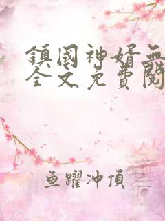 镇国神婿无弹窗全文免费阅读