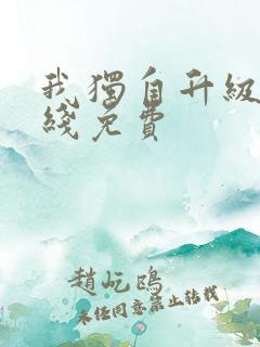 我独自升级 在线免费