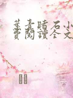 叶青赌石小说免费阅读全文