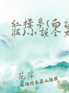 红楼梦(白话文版)小说全文免费阅读