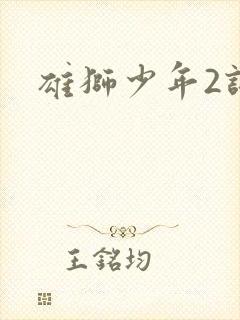 雄狮少年2评分