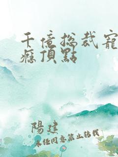 千亿总裁宠妻上瘾顶点