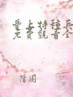 爱上特种兵高清免费观看全集