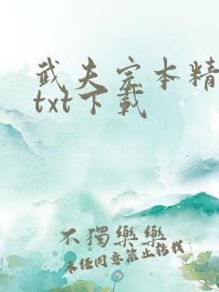 武夫完本精校版txt下载