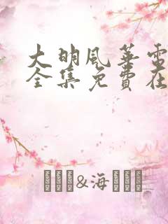 大明风华电视剧全集免费在线观看