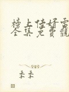 榜上佳婿电视剧全集免费观看高清