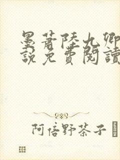 墨萧陆九卿的小说免费阅读全文