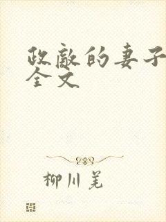 政敌的妻子小说全文