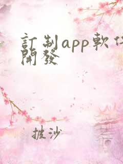 订制app软件开发