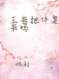玉米把件是真玉米吗
