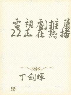 电视剧推荐2022正在热播的剧