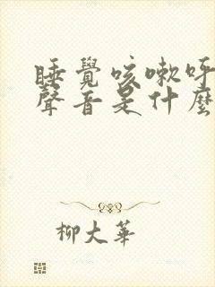 睡觉咳嗽呼吸有声音是什么原因