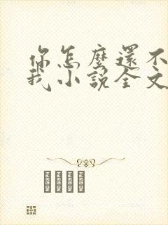 你怎么还不来哄我小说全文免费阅读
