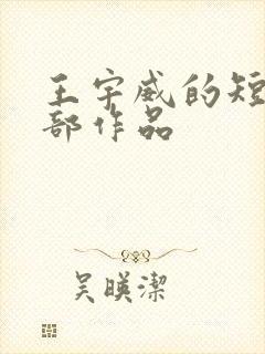王宇威的短剧全部作品