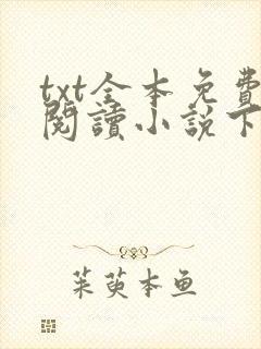 txt全本免费阅读小说下载app