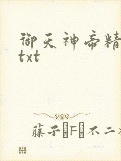御天神帝精校版txt