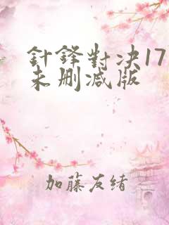 针锋对决17章未删减版